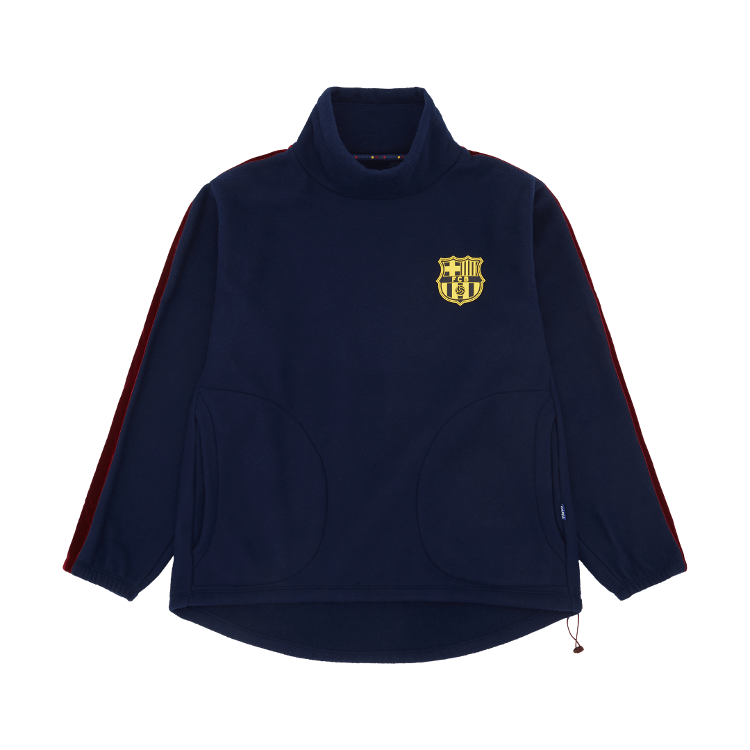 FC Barcelona High Neck Fleece Sweater